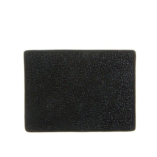 Stingray Hide Pocket Credit Card Holder: Excellent well-made brand new; easily fits in any pocket; stingray one side; cowhide for card slots; 3 card slots; 4.5" x 3";