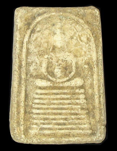 Antique Thai Clay Amulet 1920s Prat Som Det: Scarce piece