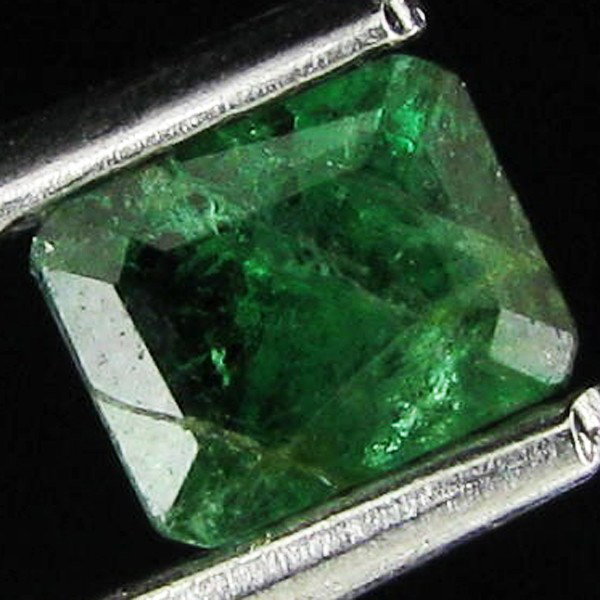 .44ct Octagon Emerald Deep Green Colombia: Excellent piece; Well cut and colored; with treatment