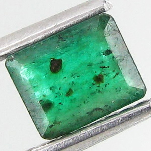 .6ct Octagon Emerald Deep Green Colombia: Excellent piece; Well cut and colored; with treatment