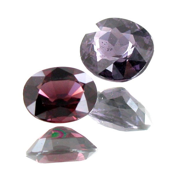 9.69ct Lavender Spinel Appraised $14k: Excellent Ceylon lavender colored 2 piece parcel oval cut; lab quality evaluation 8; treatment as noted; Gem Guide wholesale $1900-$3000; full retail appraisal $13719; full lab evaluation available
