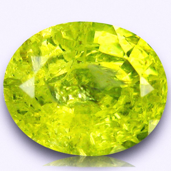 2.46ct Antique Cut Mali Grossular Garnet: Excellent piece; Well cut and colored; with treatment