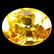 2372: 0.86ct Awesome Oval Cut Yellow Sapphire