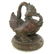 233A: Duck Opium Weight Early 1900s Bronze BIG HEAVY