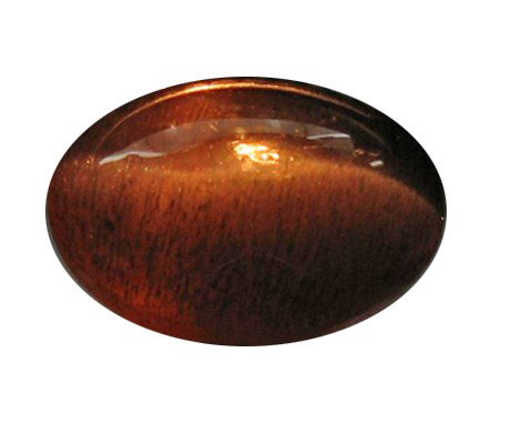 2.44ct Siliminate Cat's Eye Cabochon: Excellent hi-grade piece; well cut & colored; with treatment