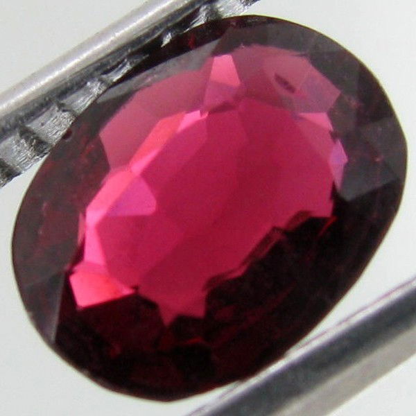 1.05ct Blood Red Spinel Oval: Excellent piece; well cut & colored; with treatment