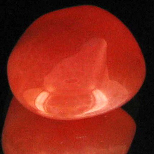 14.25ct Carnelian Freeform Cabochon: Excellent and well colored; with treatment