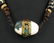 433: Tibet Shell Agate Bead Choker Necklace - 2