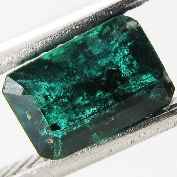 0.62ct Colombian Emerald Octagon: Excellent piece; well cut & colored; with treatment