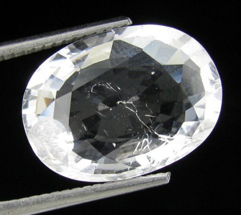 6.41ct Natural Light Pink Morganite: Excellent piece; well cut & colored; with treatment