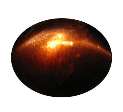 2.11ct Siliminate Cat's Eye Cabochon: Excellent hi-grade piece; well cut & colored; with treatment