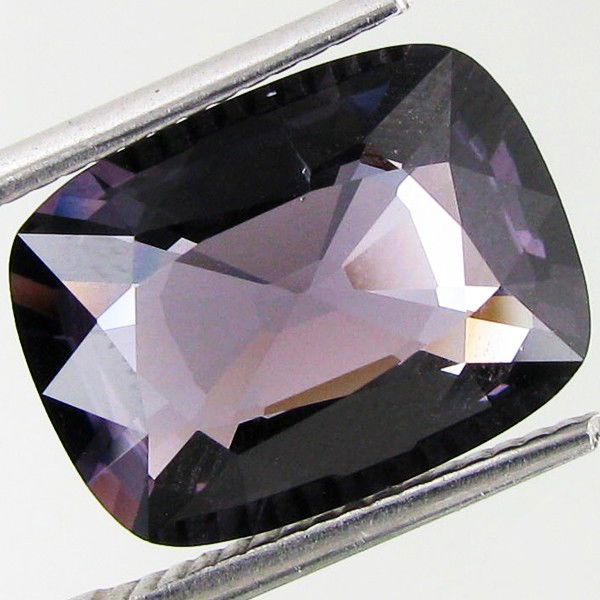 6ct Top Silver Purple Spinel: Excellent piece; well cut & colored; with treatment