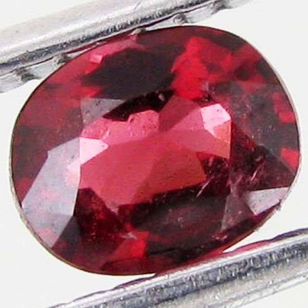 0.53ct Natural Red Spinel: Excellent piece; well cut & colored; with treatment