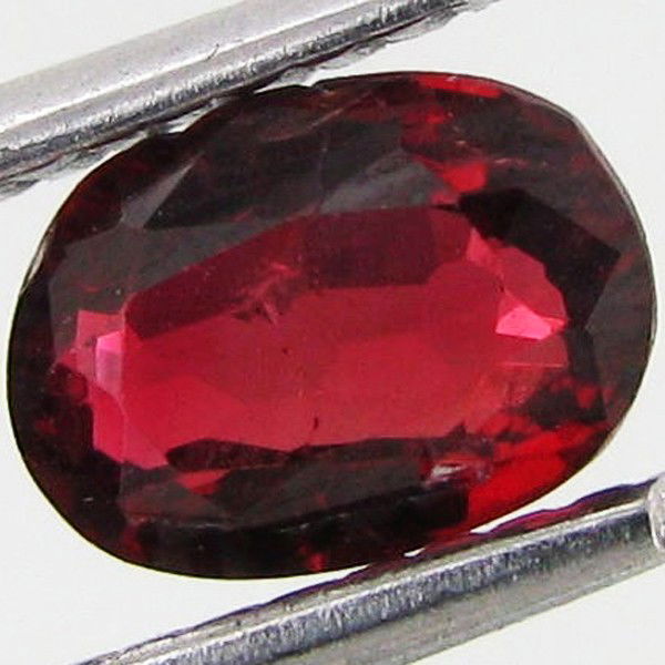 0.8ct Top Blood Red Spinel Oval: Excellent Piece; well colored and cut; NO treatment