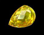 .25ct Dazzling Top Golden Sapphire Briolette: Excellent hi grade piece; well cut and colored; with threatment