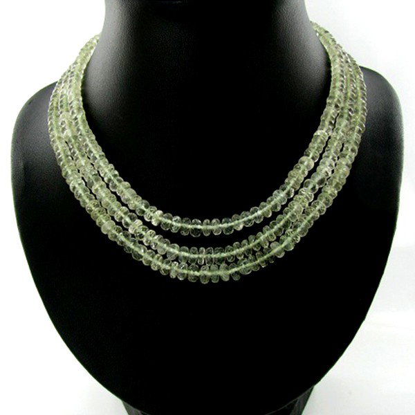 575ct Green Beryl Strand Appraised $29k: Excellent light green colored strand 383 pieces; lab quality evaluation 6; treatment as noted; Gem Guide wholesale $3500-$5000; full retail appraisal $28729; full lab evaluation included