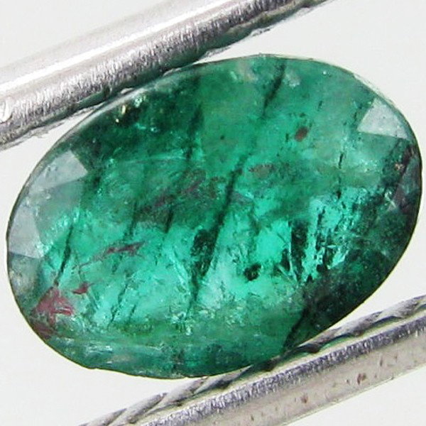 0.71ct Colombian Emerald Oval: Excellent piece; well cut & colored; with treatment