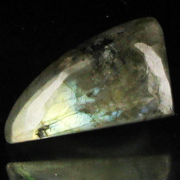 11.96ct RARE Translucent Labradorite Cabochon: Excellent Piece; well colored and cut; with treatment