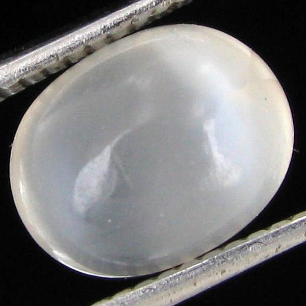 3.20ct Moonstone Cat's Eye Cabochon: Excellent hi grade piece; well cut & colored; with treatment