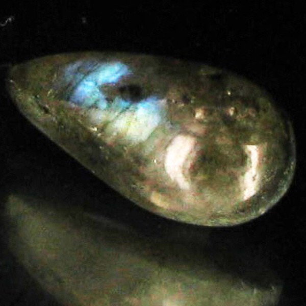 11.04ct RARE Translucent Labradorite Cabochon EST: Excellent Piece; well colored and cut; with treatment
