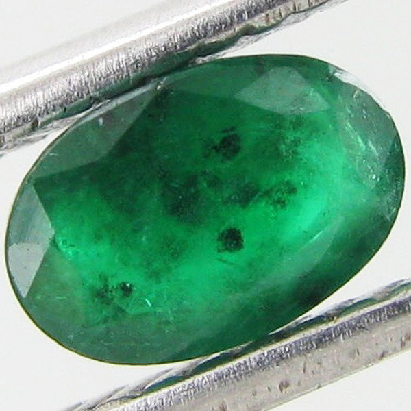 0.54ct Colombian Emerald Oval EST: $33 - $66 (GEM-: Excellent piece; well cut & colored; with treatment