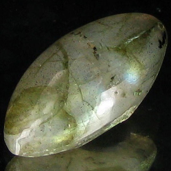 11.03ct RARE Translucent Labradorite Cabochon EST: Excellent Piece; well colored and cut; with treatment