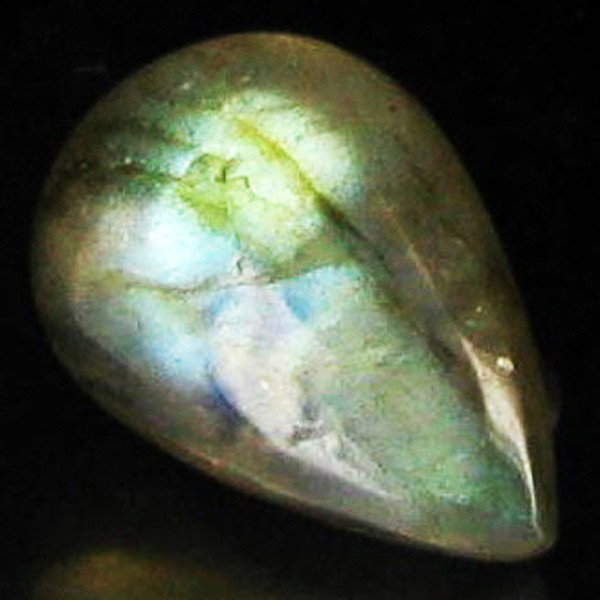 7.44ct RARE Translucent Labradorite Cabochon EST: Excellent Piece; well colored and cut; with treatment