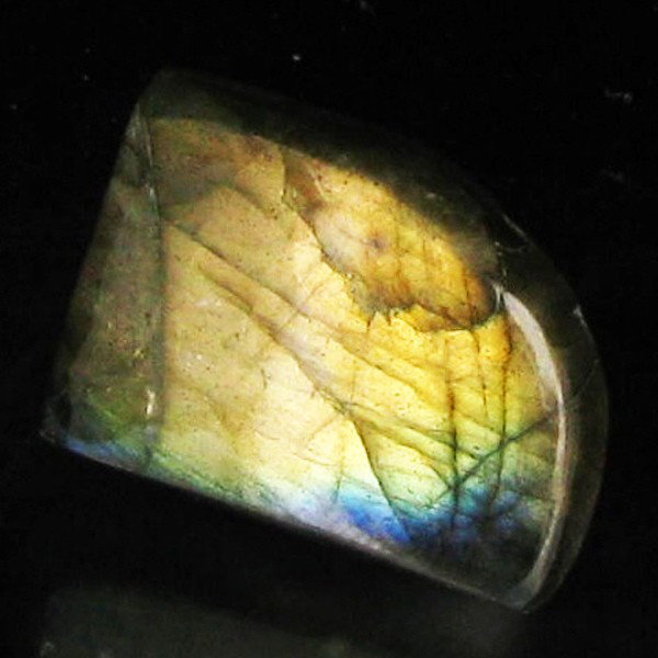 15.31ct RARE Translucent Labradorite Cabochon E: Excellent Piece; well colored and cut; with treatment