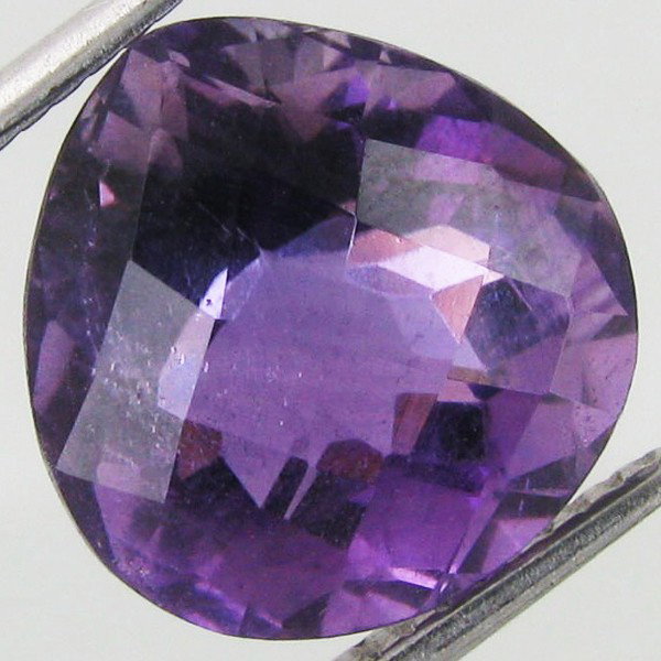 6.05ct Untreated Natural Purple Amethyst Pear ES: Excellent Piece; well colored and cut; NO treatment