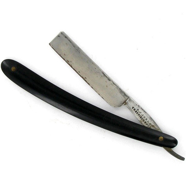 Antique Jordan Bone Handle Razor EST: $60 - $120 : Excellent antique piece; 10" open