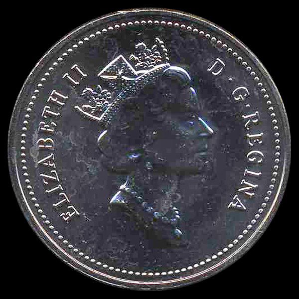 1992 Canada 5c Hi Grade GEM Unc EST: $180 - $360 (: Rare top grade MS66; Cross $250+