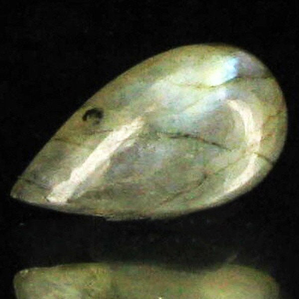 7.2ct RARE Translucent Labradorite Cabochon: Excellent Piece; well colored and cut; with treatment