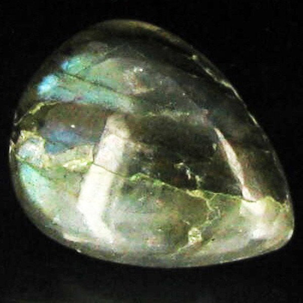 11.56ct RARE Translucent Labradorite Cabochon: Excellent Piece; well colored and cut; with treatment