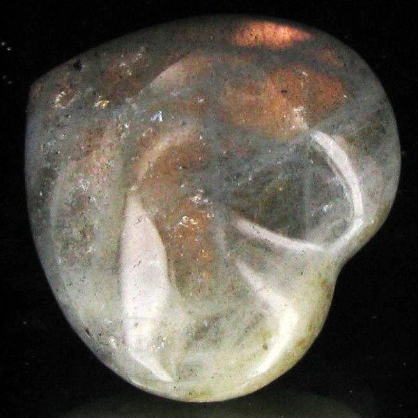 64.31ct Gem Grade Labradorite Peacock Colors Heart: Excellent Piece; well colored and cut; with treatment