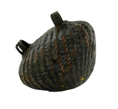 Tibet Nut Good Luck Pendant: Well crafted piece; 1.5"
