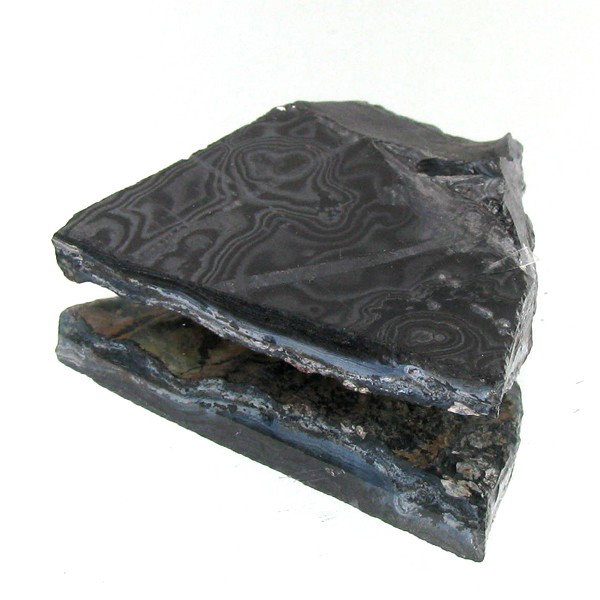 150ct Lace Black Hematite Slab: Excellent piece ready for finish