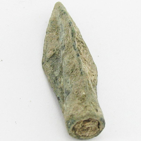 Ancient Roman Bronze LG. Arrow Point 1800+ y/o: Excellent bronze piece RARE intact
