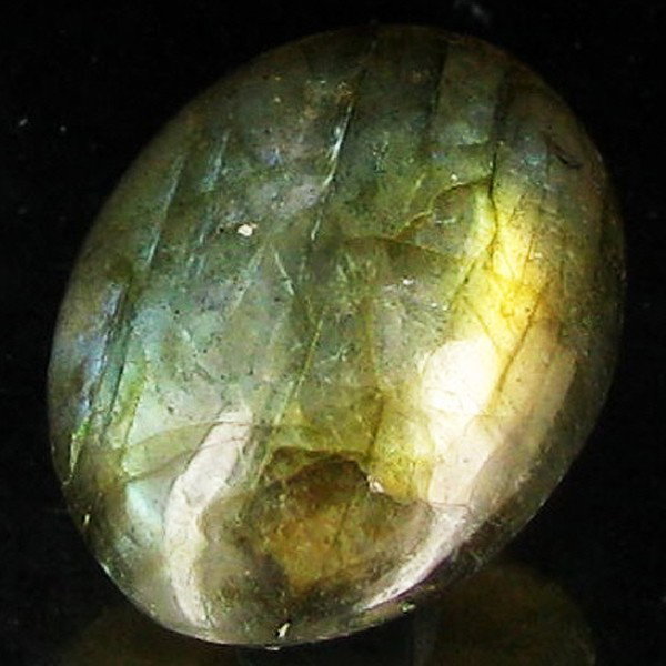 18.53ct RARE Translucent Labradorite Cabochon: Excellent Piece; well colored and cut; with treatment