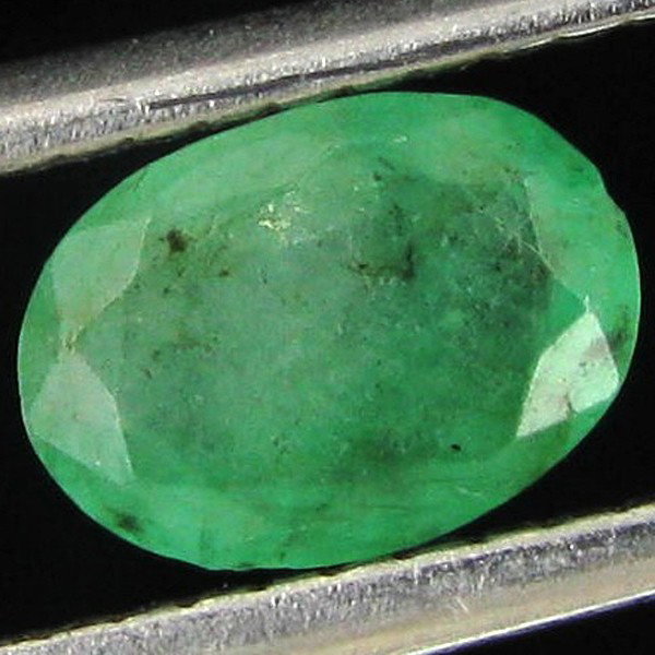 0.33ct Green Colombia Emerald Oval: Excellent specimen; well cut and colored; with customary treatment unless noted otherwise