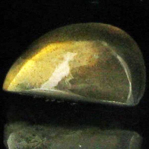 5.49ct RARE Translucent Labradorite Cabochon: Excellent Piece; well colored and cut; with treatment