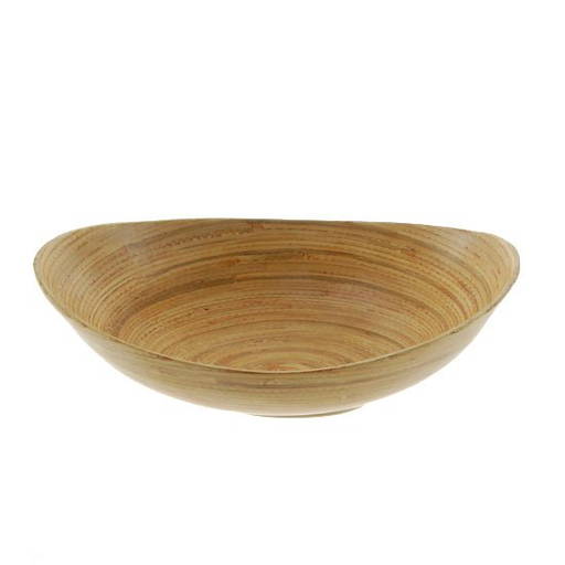 Stacking Spun Bamboo Serving Bowl Est 210 4