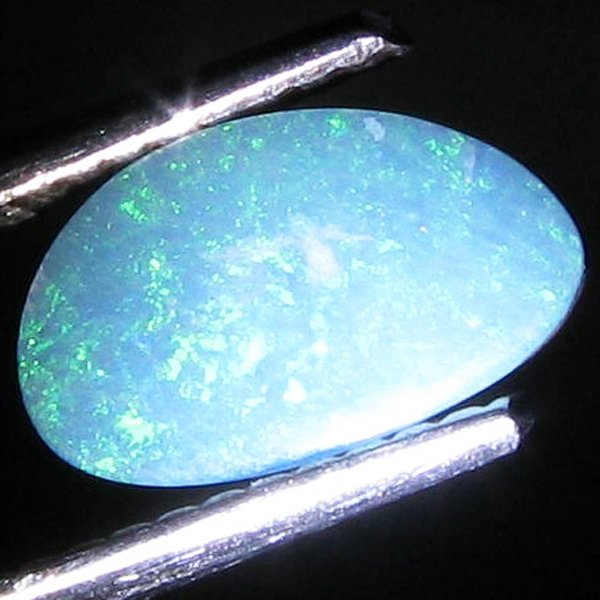 0.71ct Australian Black Opal Doublet Full Fire ES: Rare natural piece full of fire
