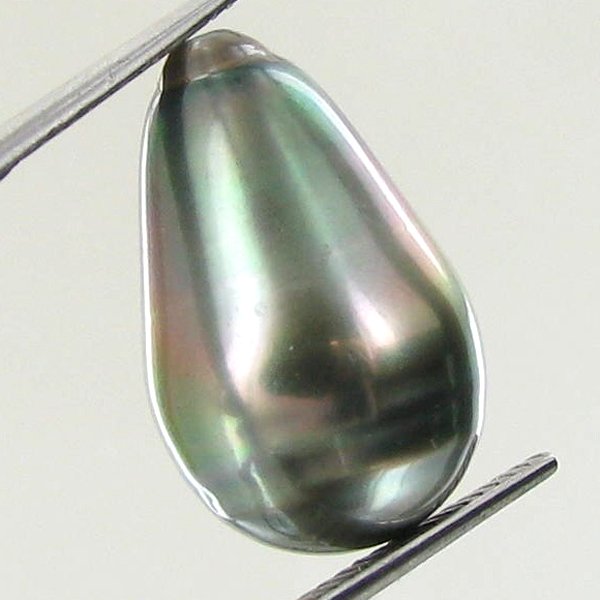 15.19ct Tahitian Baroque Pearl: Baroque shaped; drilled and ready for one-of-a-kind pendant