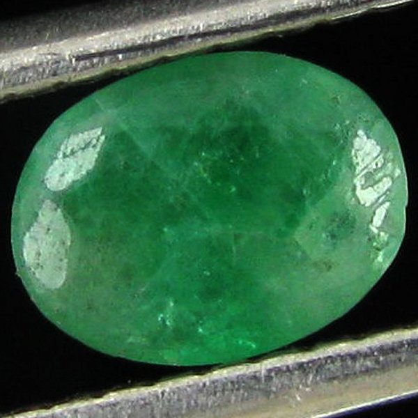 0.51ct Green Colombian Emerald Oval: Excellent specimen; well cut and colored; with customary treatment unless noted otherwise