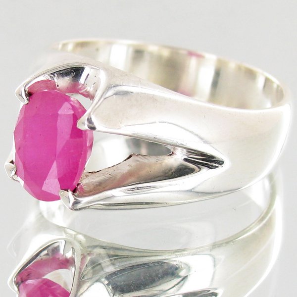 42.2twc Ruby Sterling Ring - 2