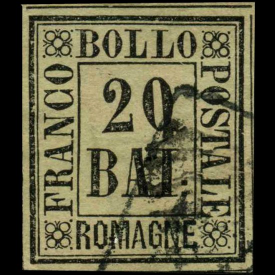 1859 Romagna 20b Stamp