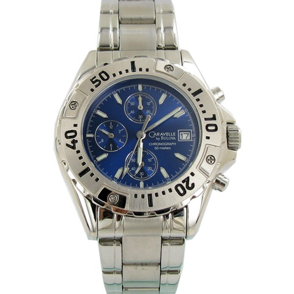 Collectible Bulova Caravelle NEW Chrono Watch: Great new piece in box without original box & papers; high retail