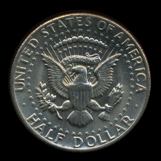 JFK Half Dollar Reverse Error - 3