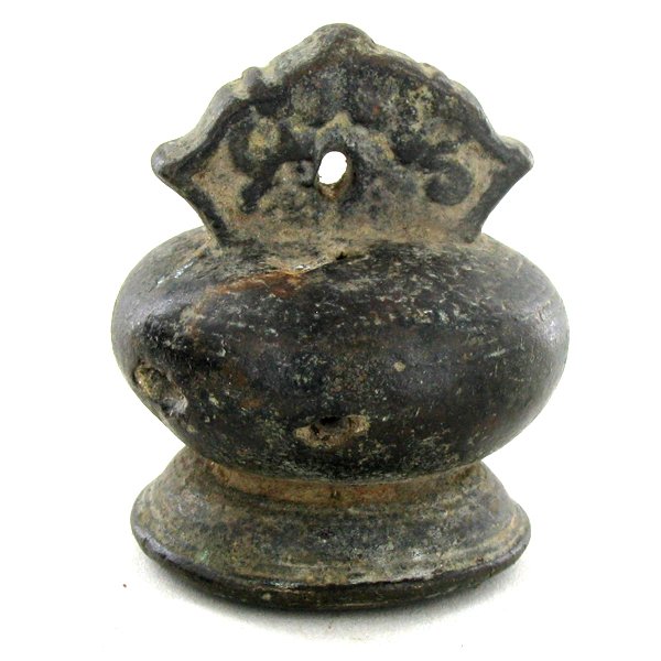 Antique Urn Shaped Bronze Opium Weight 1800s: Excellent RARE 1800s Chiang Mai Piece; 96g