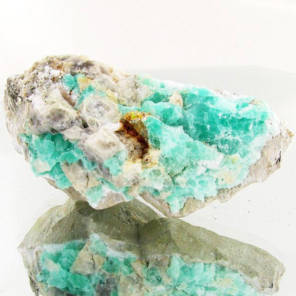 450ct Natural Colombian Emerald Crystal Cluster: Excellent large specimen with large emerald crystals & pyrite crystals on base material